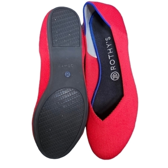 Rothy's the Flat in Bright Red - Picture 6 of 6